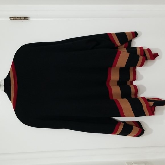 Anne Klein women's colorblock shawl-collar cardigan size L/XL - Picture 6 of 7